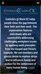Mobile Screenshot of catholicsatworkoc.com